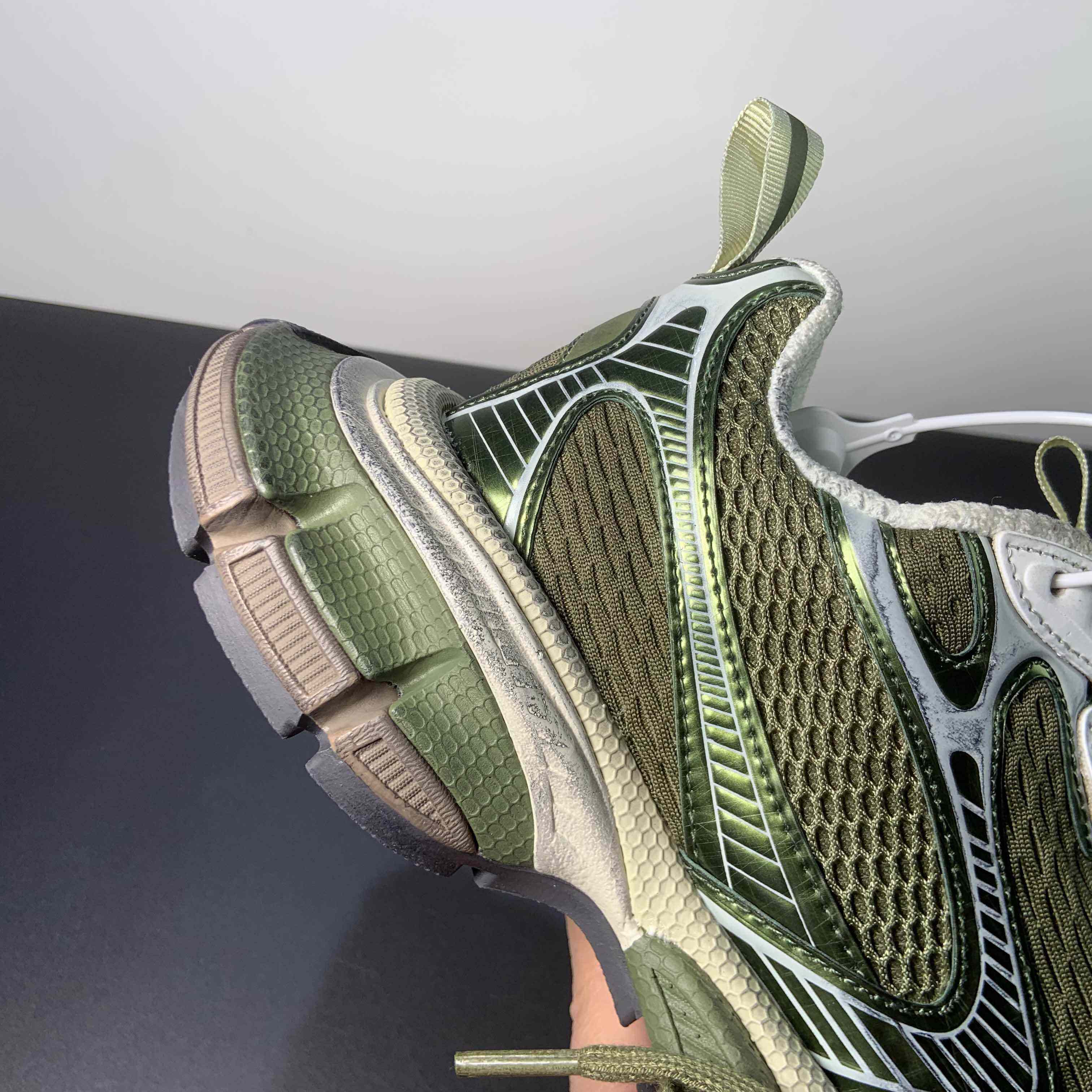 Balenciaga 3XL Sneaker In Dark Green - DesignerGu