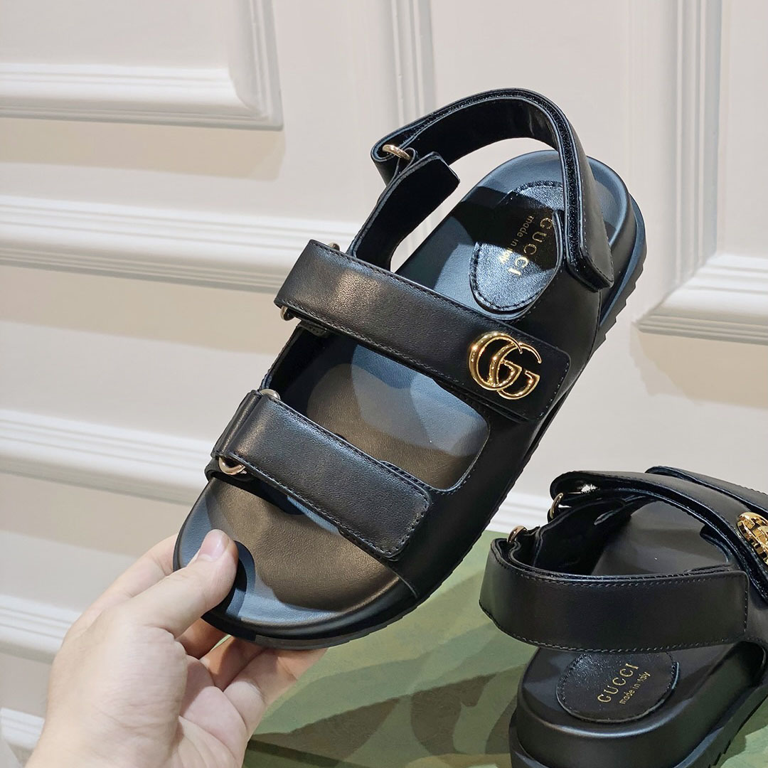 Gucci Women's Double G Sandal  - DesignerGu