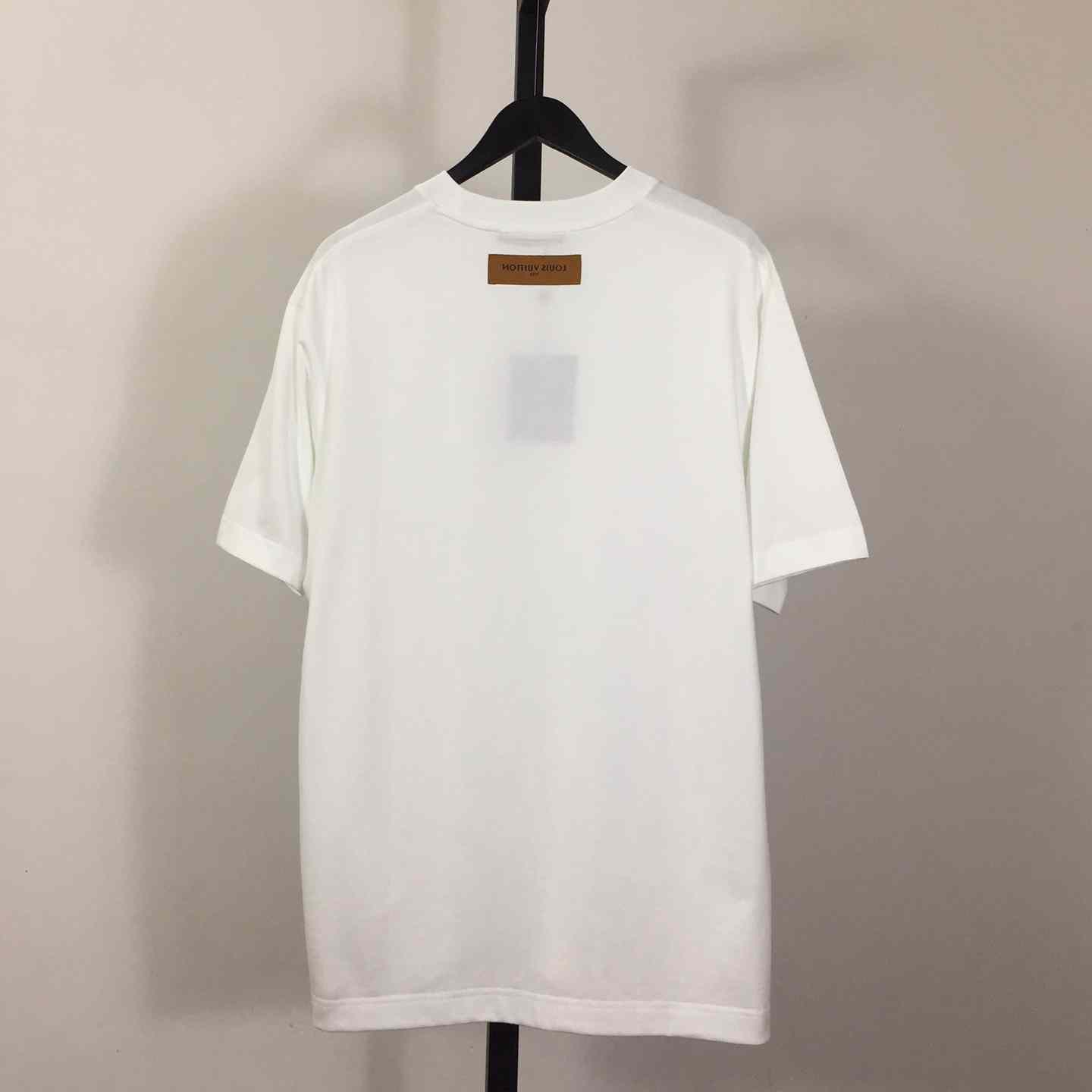 Louis Vuitton Monogram T-shirt In White - DesignerGu