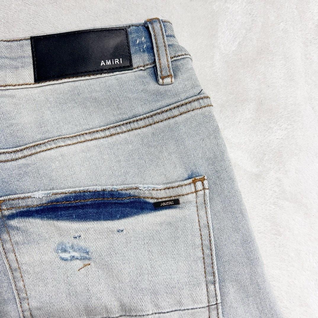 Amiri Slim-fit Denim Shorts  AM1166 - DesignerGu