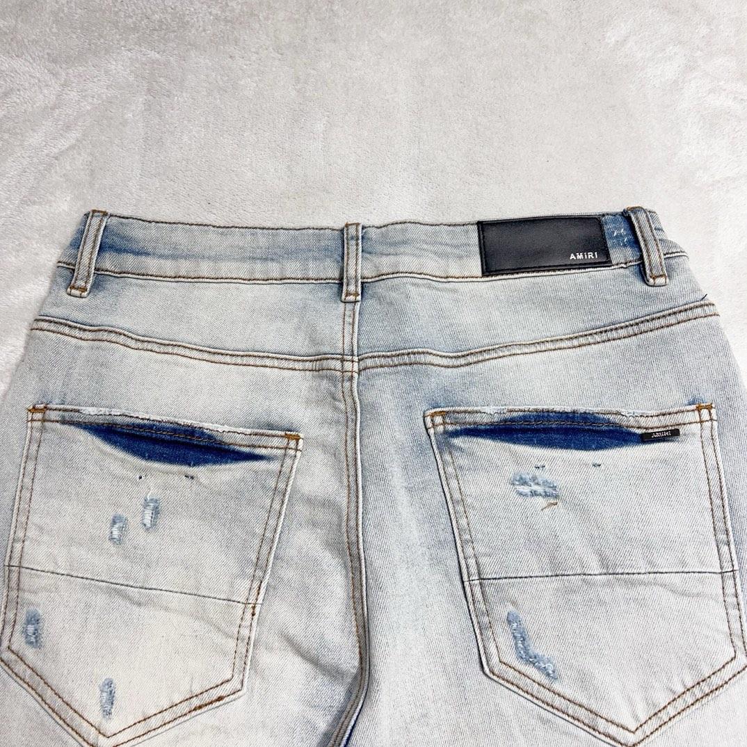 Amiri Slim-fit Denim Shorts  AM1166 - DesignerGu