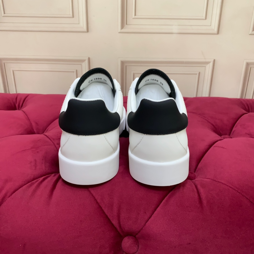 Dolce & Gabbana Calfskin Portofino sneakers   - DesignerGu