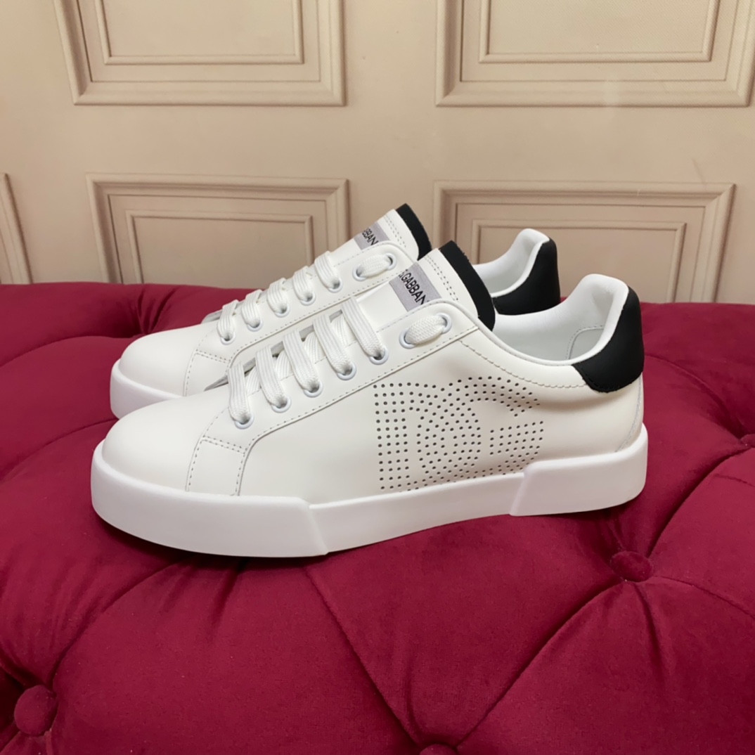 Dolce & Gabbana Calfskin Portofino sneakers   - DesignerGu