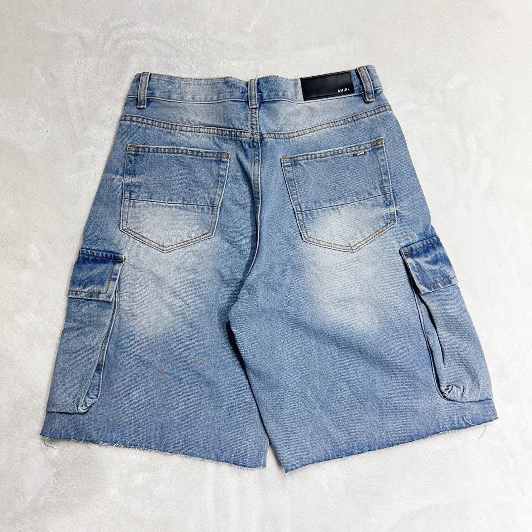 Amiri Slim-fit Denim Shorts   - DesignerGu