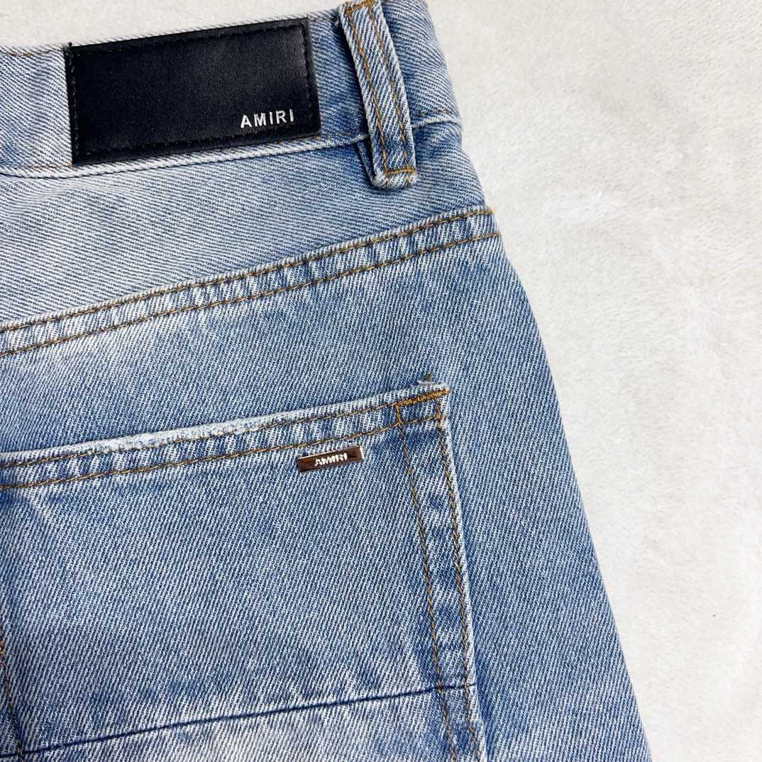 Amiri Slim-fit Denim Shorts   - DesignerGu