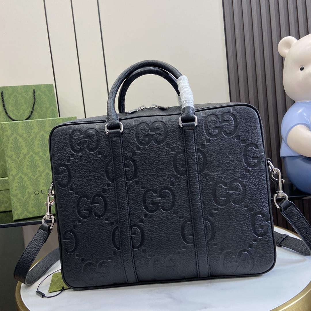 Gucci Jumbo GG Briefcase - DesignerGu