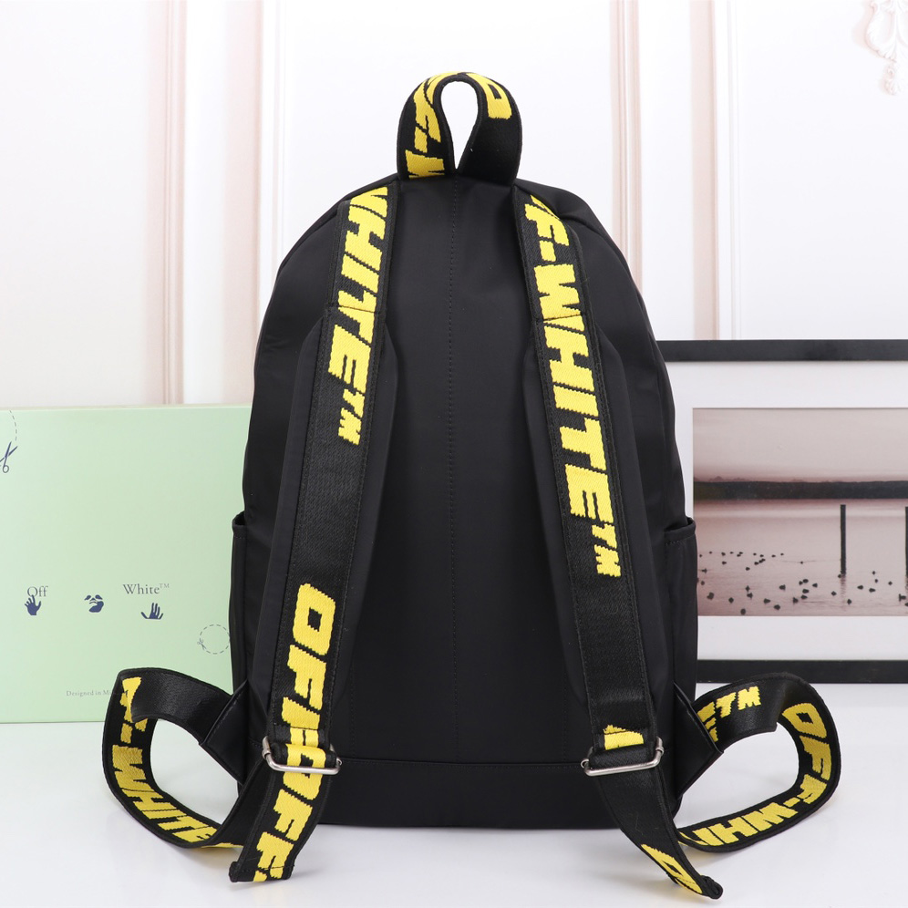 Off White Quote Nylon Backpack  （31×13×47.5cm） - DesignerGu