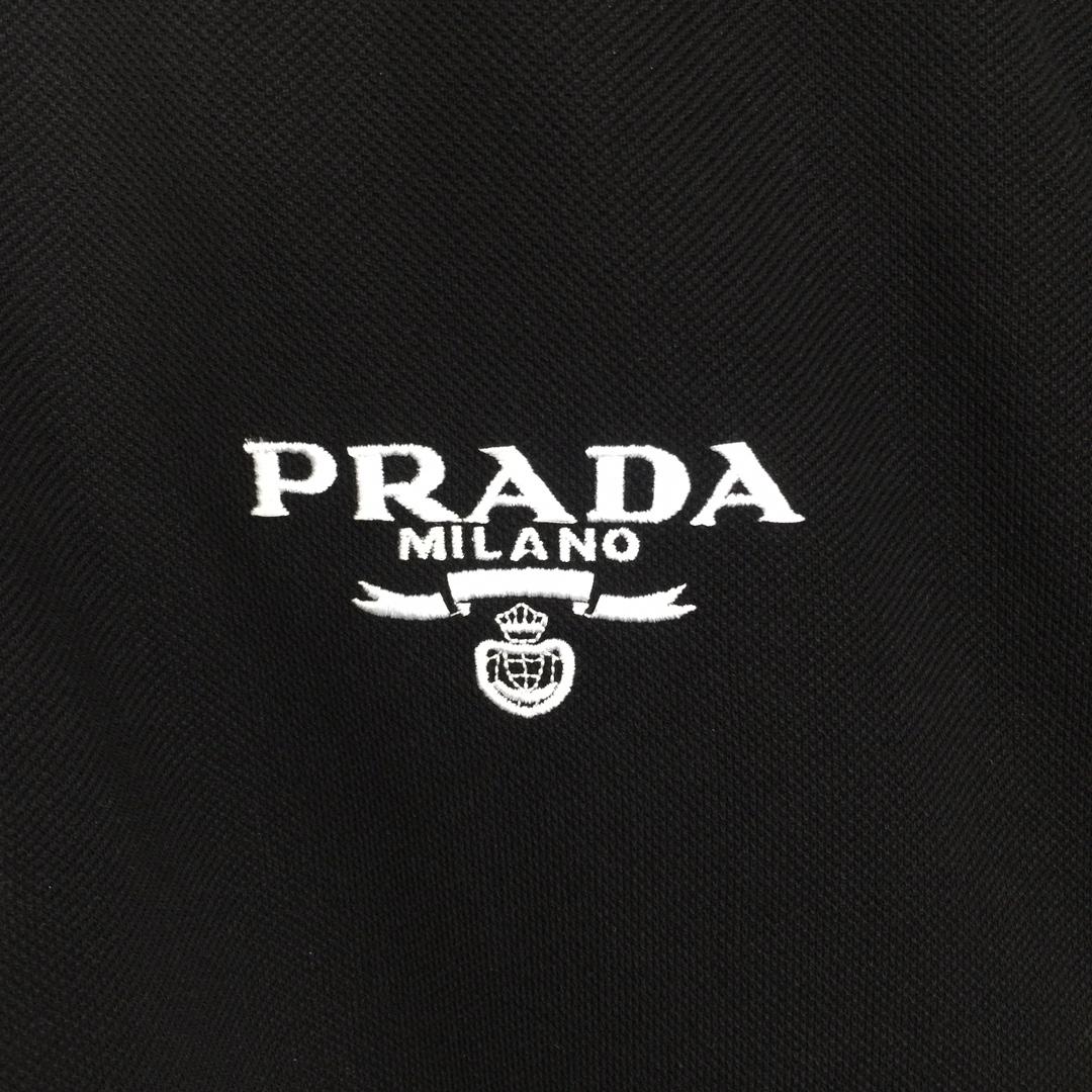 Prada Cotton Polo Shirts - DesignerGu