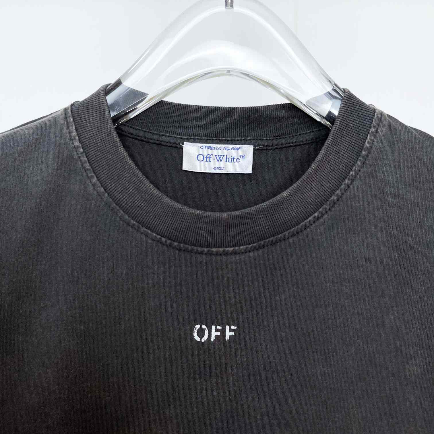 Off White Cotton T-shirt - DesignerGu