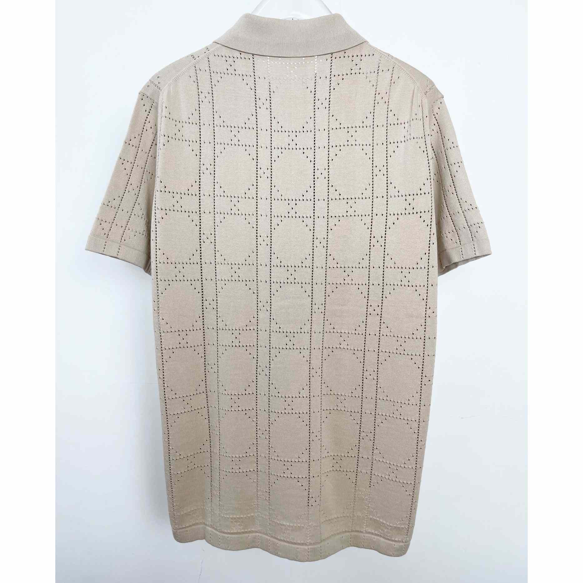 Dior Cannage Short-Sleeved Shirt - DesignerGu