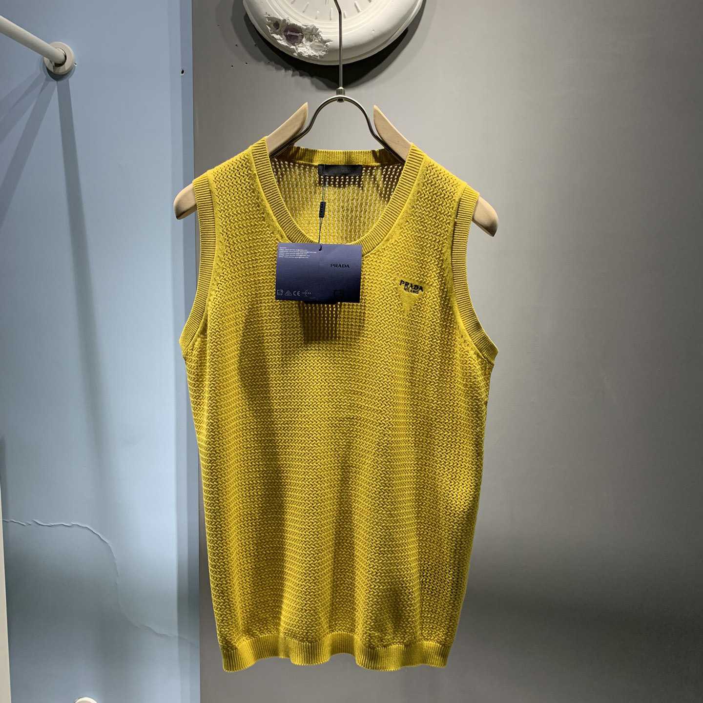 Prada Mesh Knit Tank Top - DesignerGu