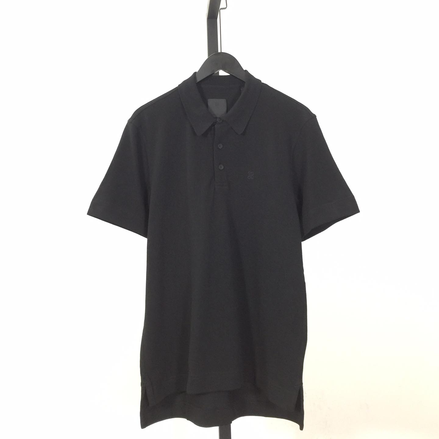 Givenchy Embroidered-monogram Cotton Polo Shirt - DesignerGu