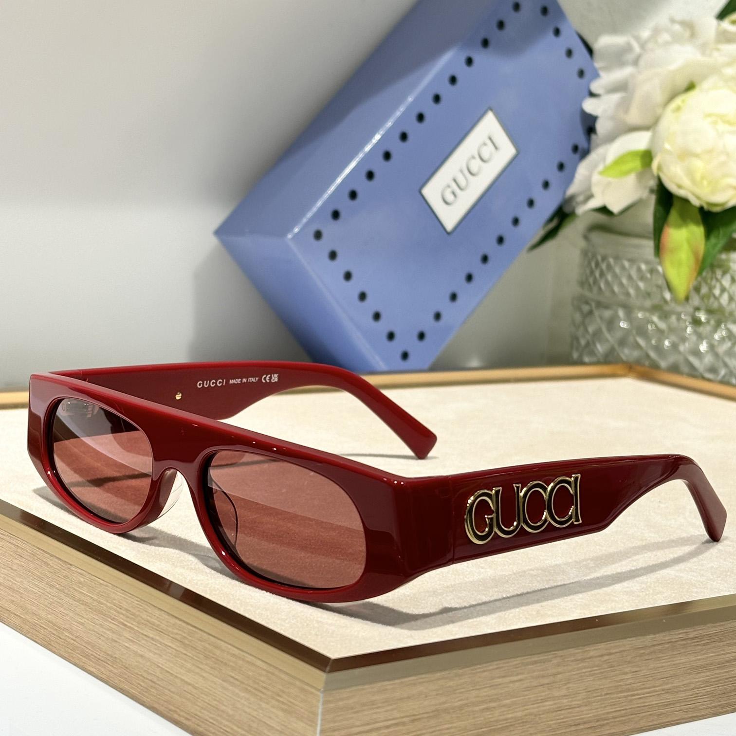 Gucci Geometric Shaped Frame Sunglasses   GG1771S - DesignerGu