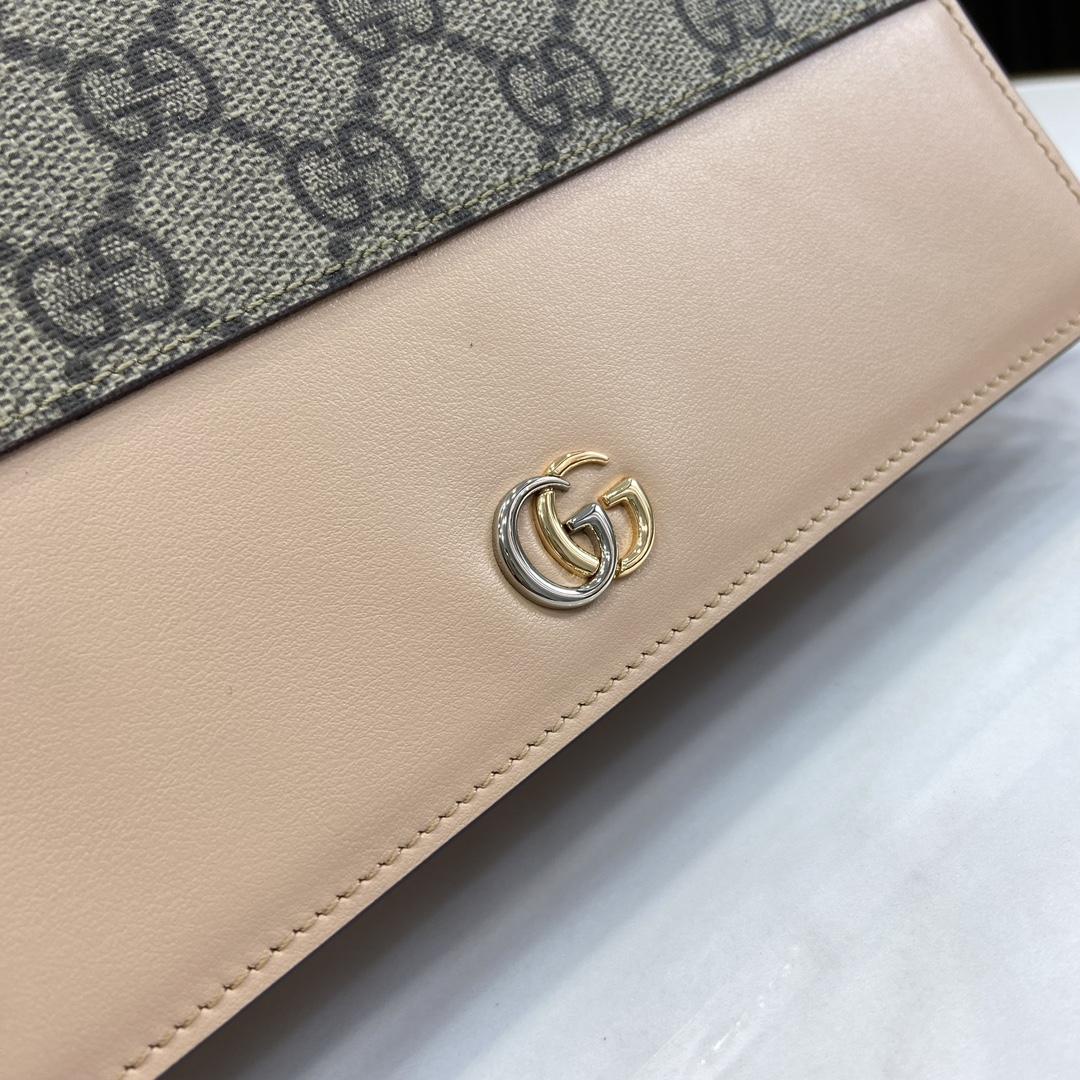 Gucci GG Marmont Chain Wallet - DesignerGu