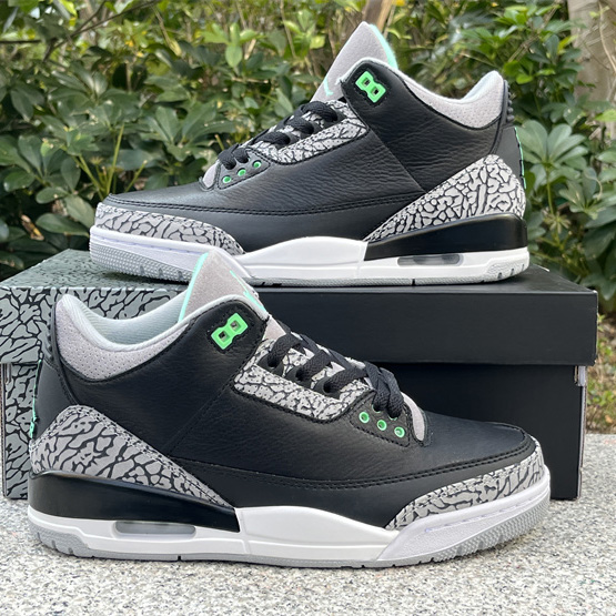  Air Jordan 3 “Green Glow” Basketball Shoes      CT8532-031 - DesignerGu