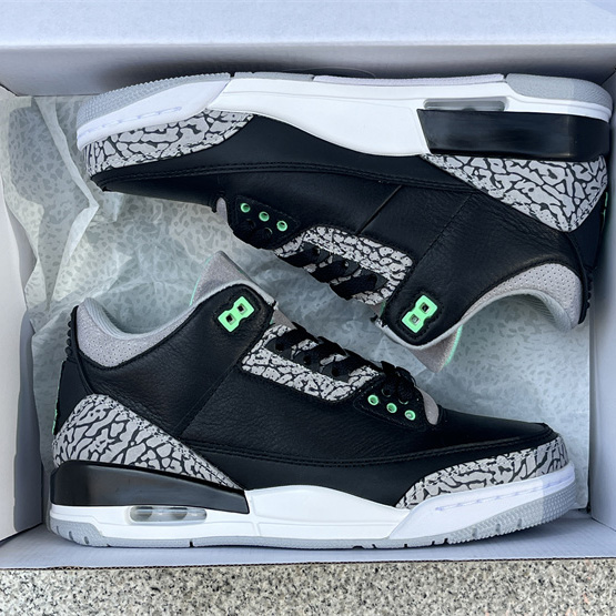  Air Jordan 3 “Green Glow” Basketball Shoes      CT8532-031 - DesignerGu