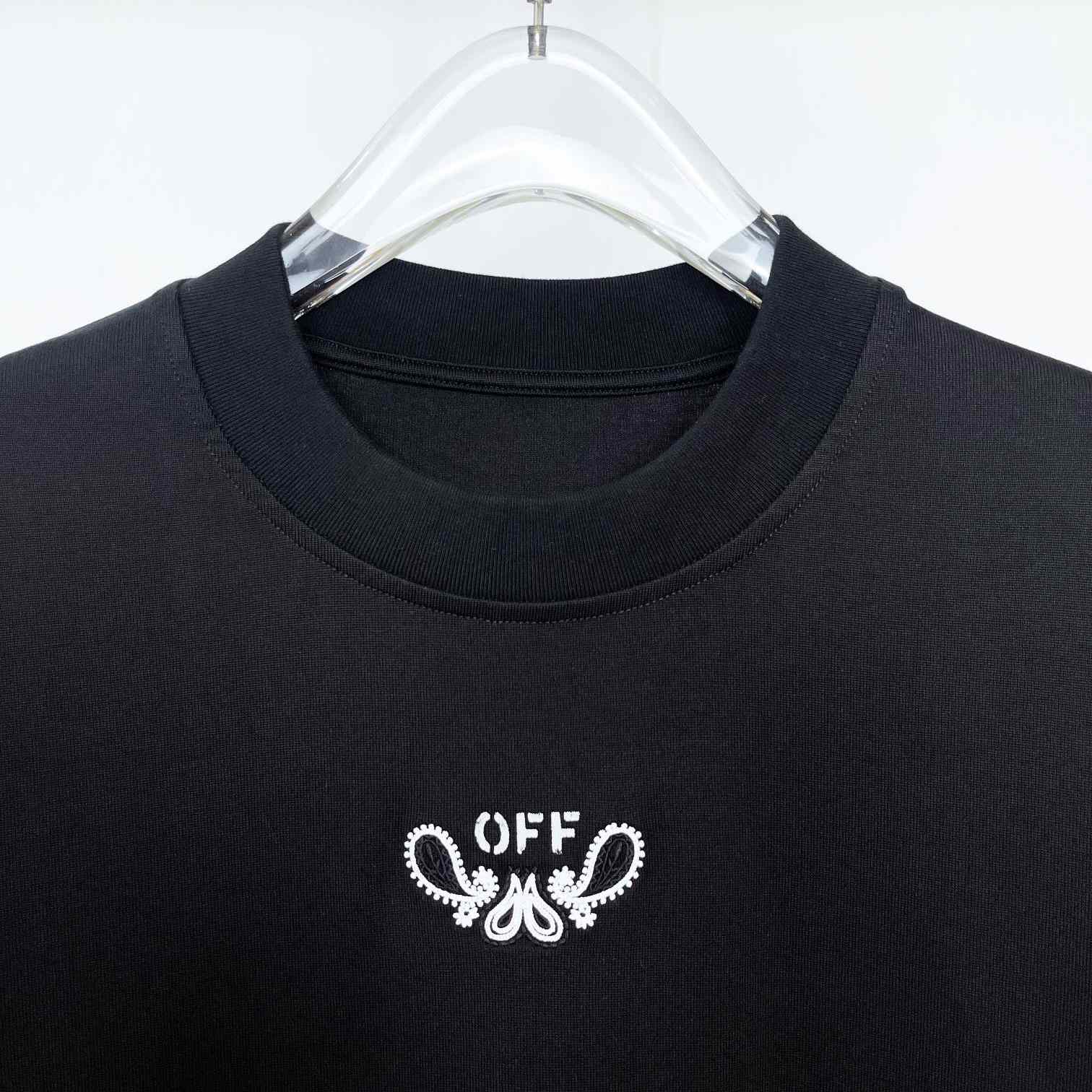 Off-White Cotton T-shirt - DesignerGu