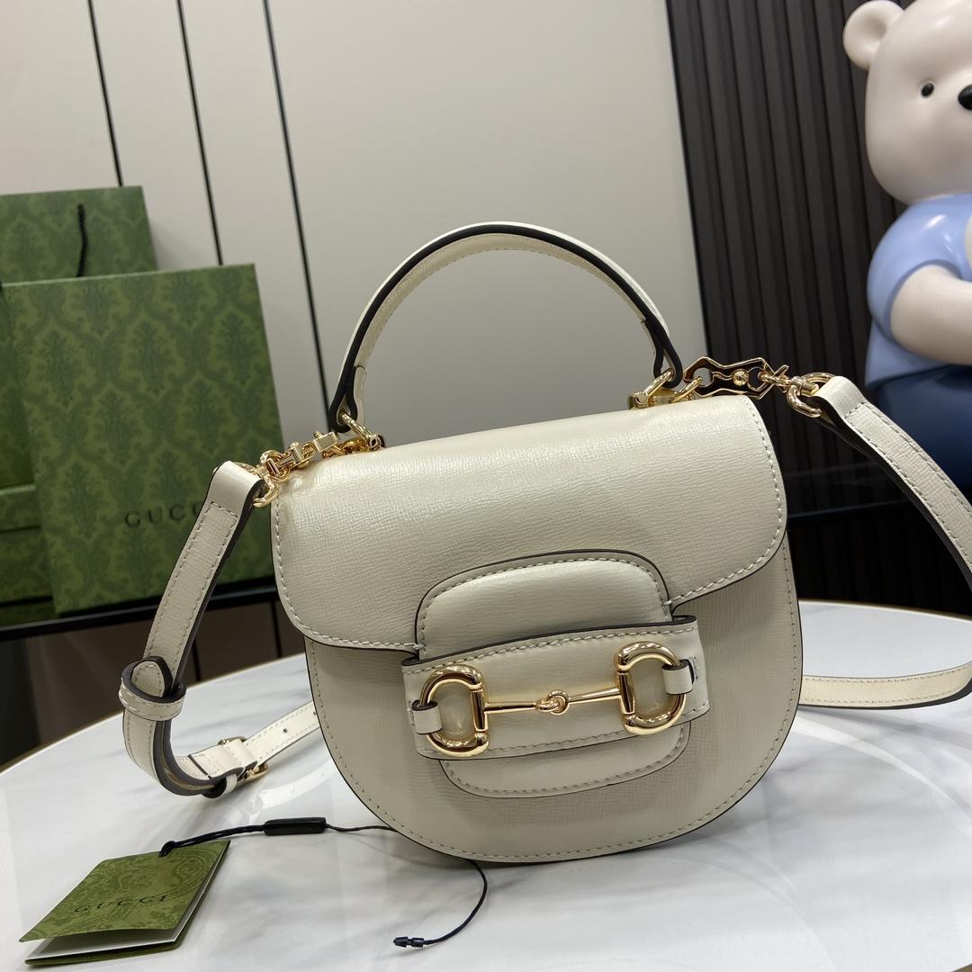 Gucci  Horsebit 1955 Mini Top Handle Bag - DesignerGu