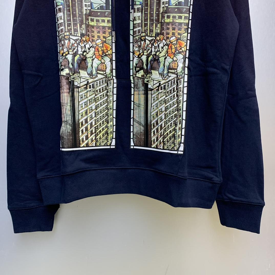 Who Decides War Diplomats Hooded Sweatshirt In Navy - DesignerGu