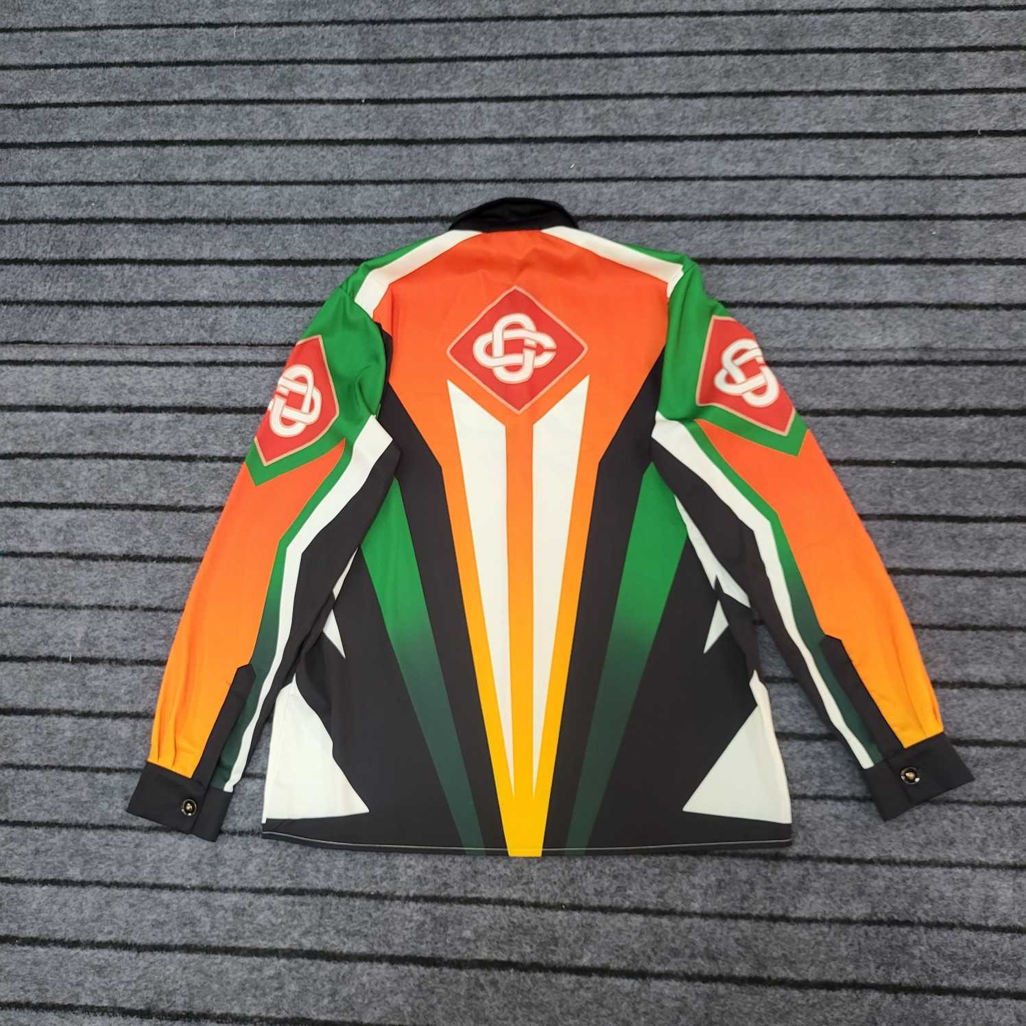 Casablanca Casa Moto Sport Silk Shirt  - DesignerGu