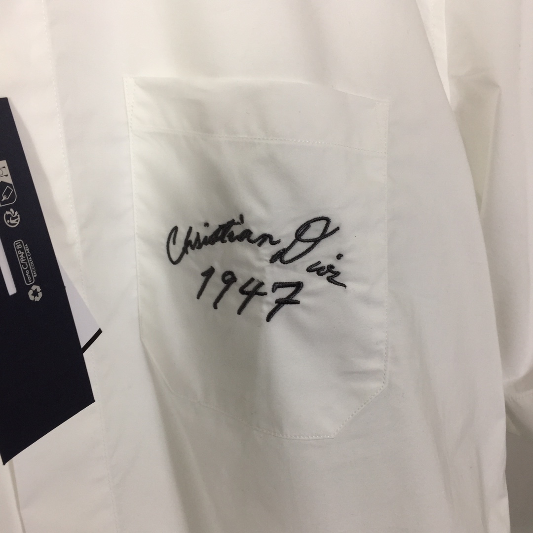 Dior Handwritten Christian Dior 1947 Short-Sleeved Shirt - DesignerGu