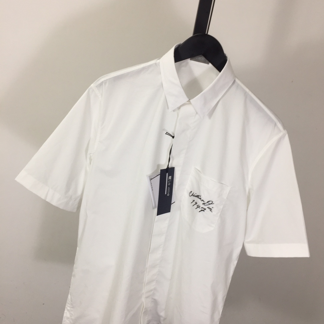 Dior Handwritten Christian Dior 1947 Short-Sleeved Shirt - DesignerGu