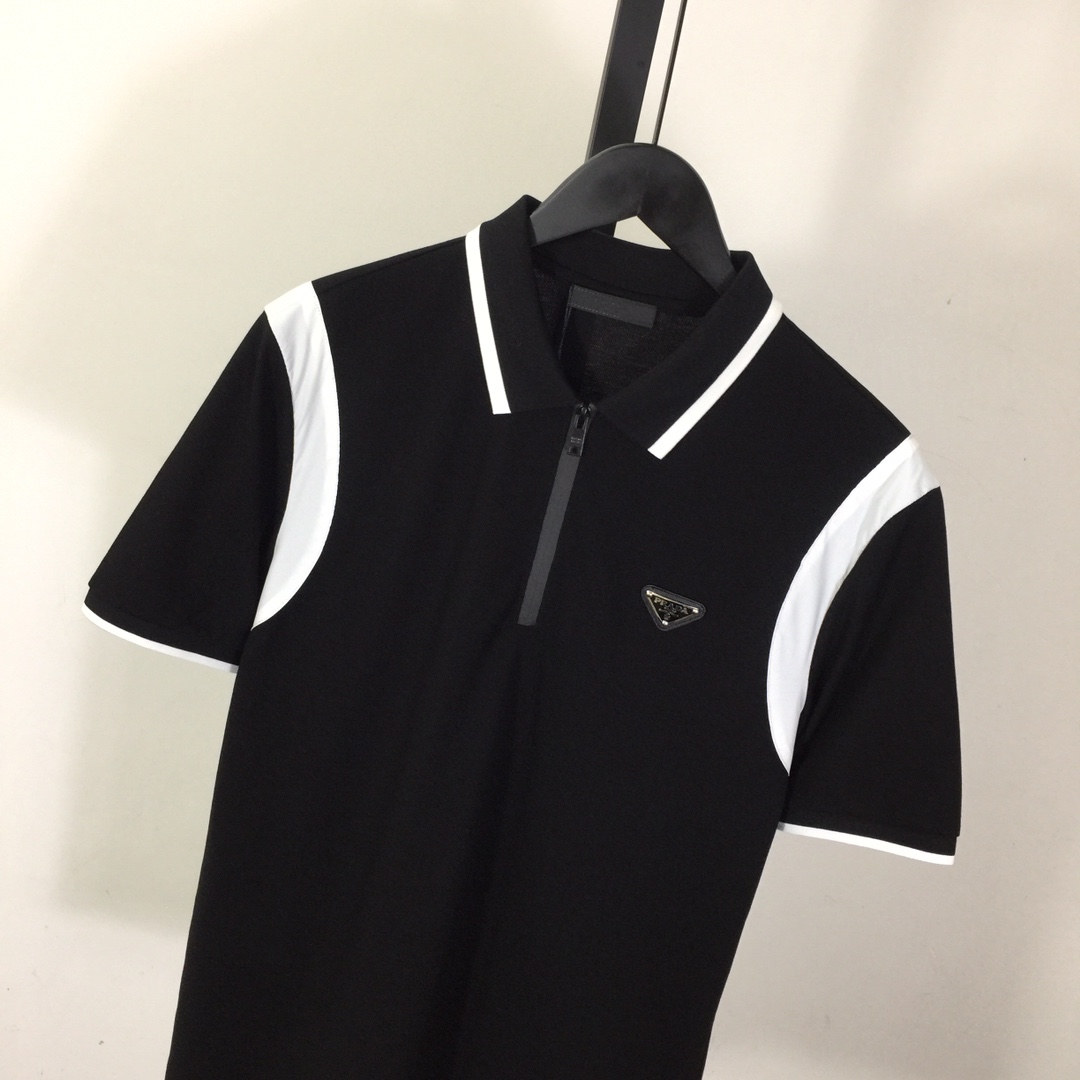 Prada Cotton Polo Shirts - DesignerGu