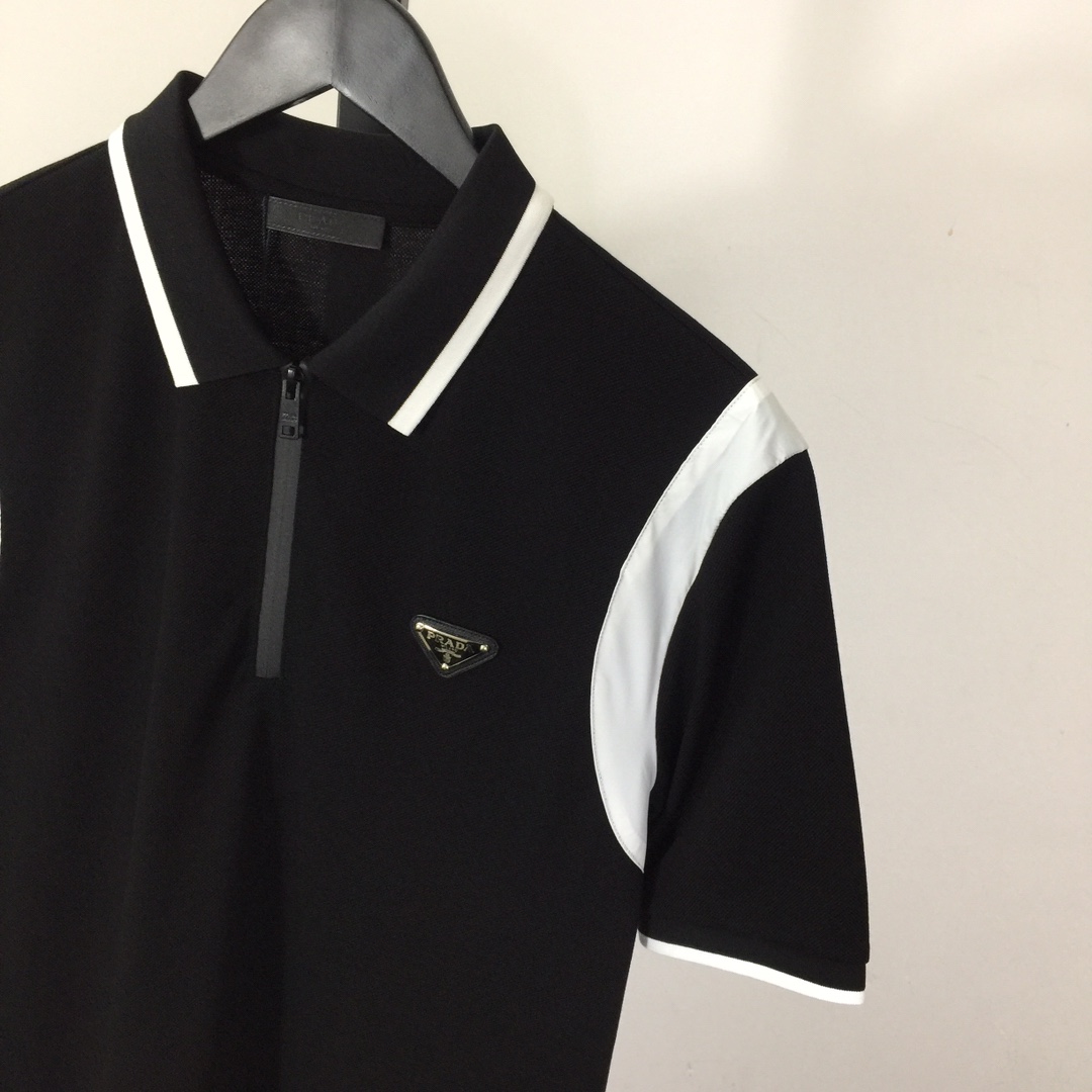 Prada Cotton Polo Shirts - DesignerGu