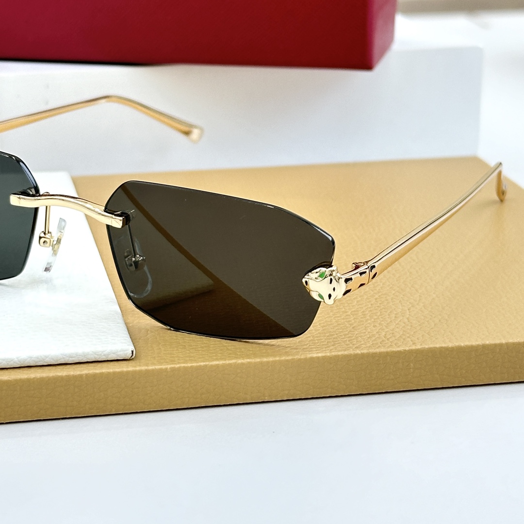 Cartier Geometric Frame Sunglasses   CT0474S  - DesignerGu