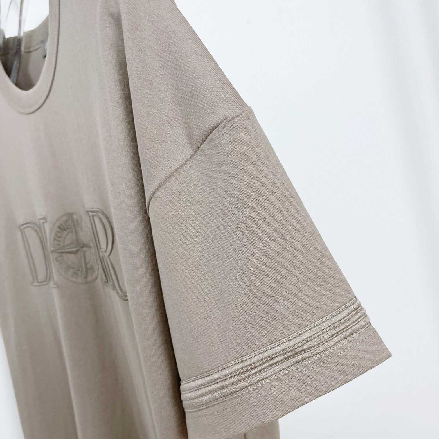 Dior x Stone Island Cotton T-Shirt - DesignerGu