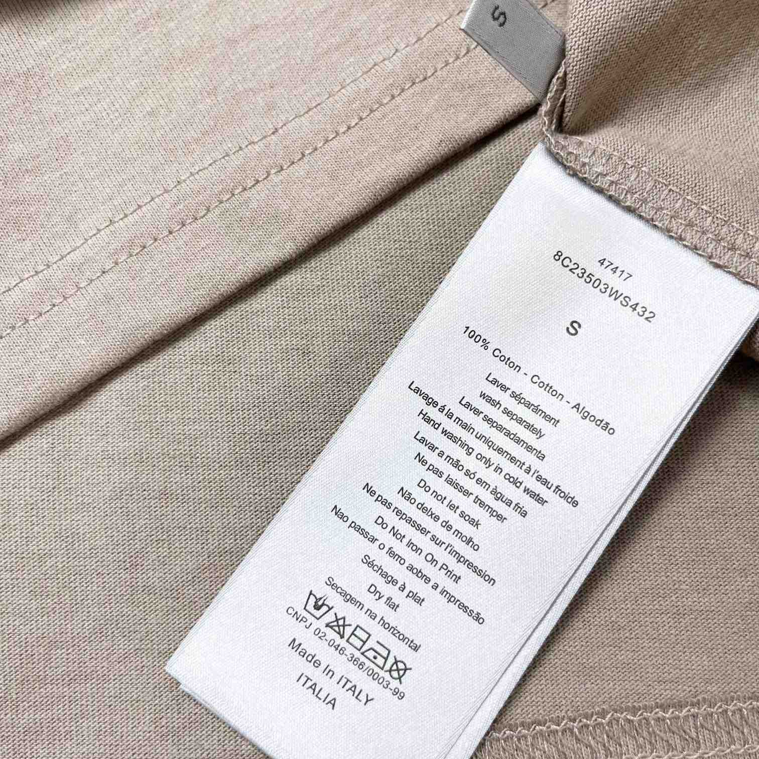 Dior x Stone Island Cotton T-Shirt - DesignerGu