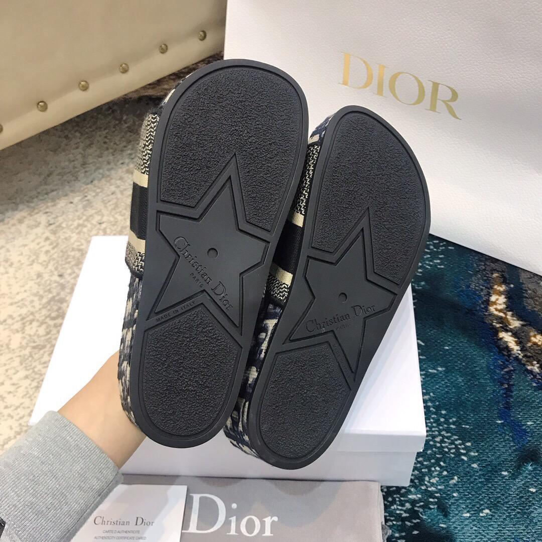 Dior Oblique D-Way Platform Sandals - DesignerGu