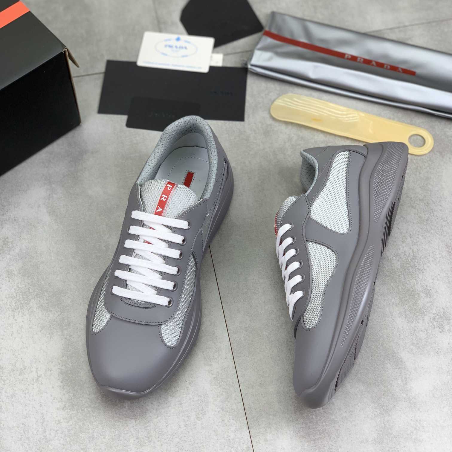 Prada America's Cup Soft Rubber And Bike Fabric Sneakers - DesignerGu