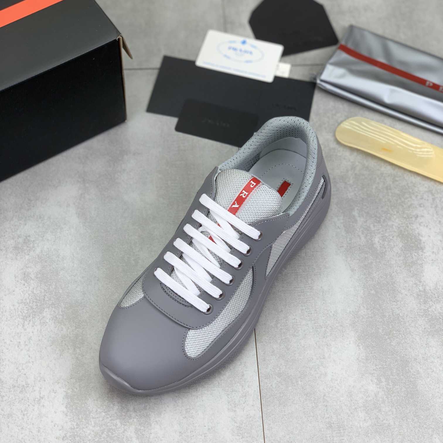 Prada America's Cup Soft Rubber And Bike Fabric Sneakers - DesignerGu