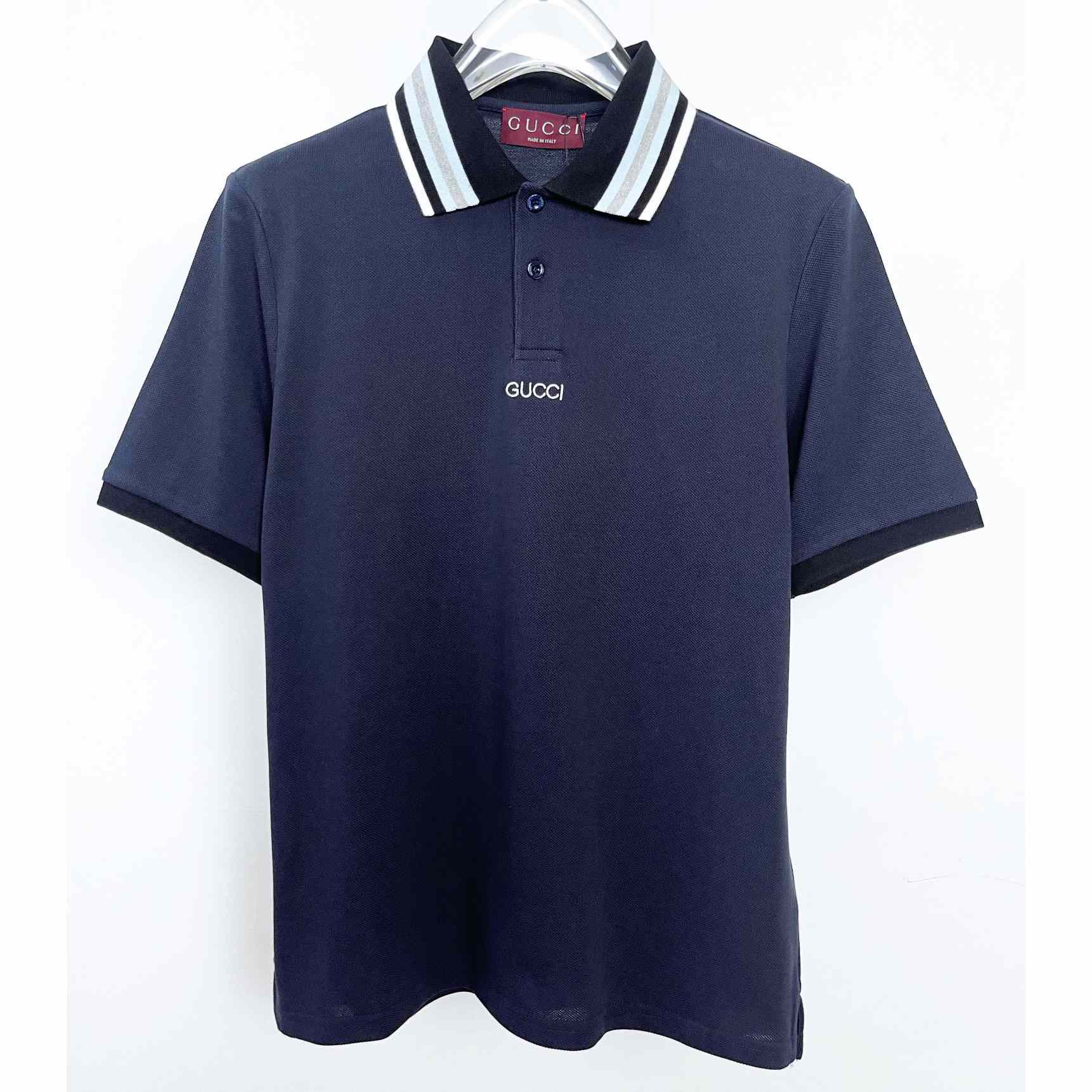 Gucci Cotton Polo Shirt With Embroidery - DesignerGu