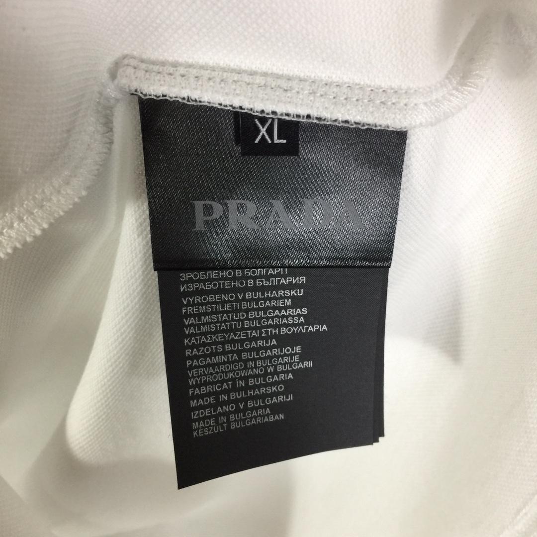 Prada Cotton Polo Shirts - DesignerGu