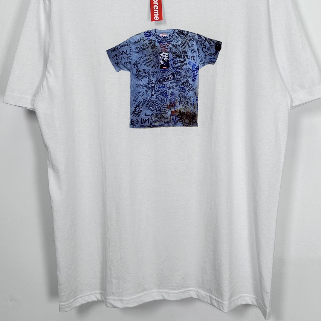 Supreme First Tee - White - DesignerGu