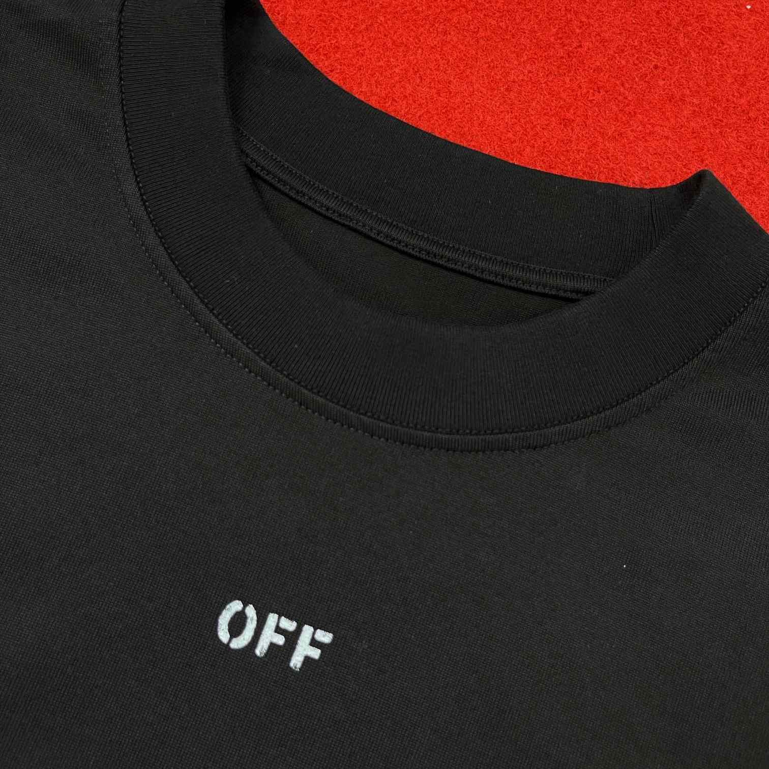 Off-White Cotton T-shirt - DesignerGu