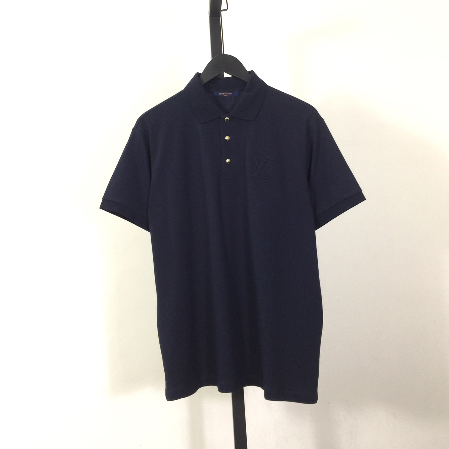 Louis Vuitton Cotton Polo Shirts In Blue - DesignerGu