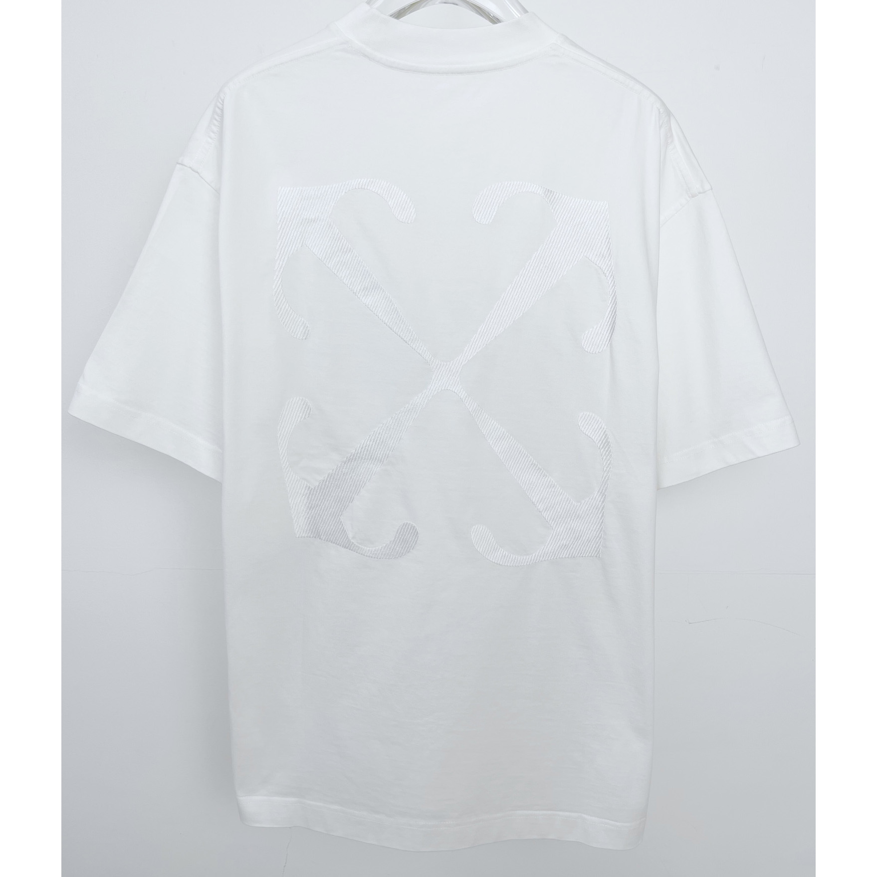 Off White Cotton T-shirt - DesignerGu