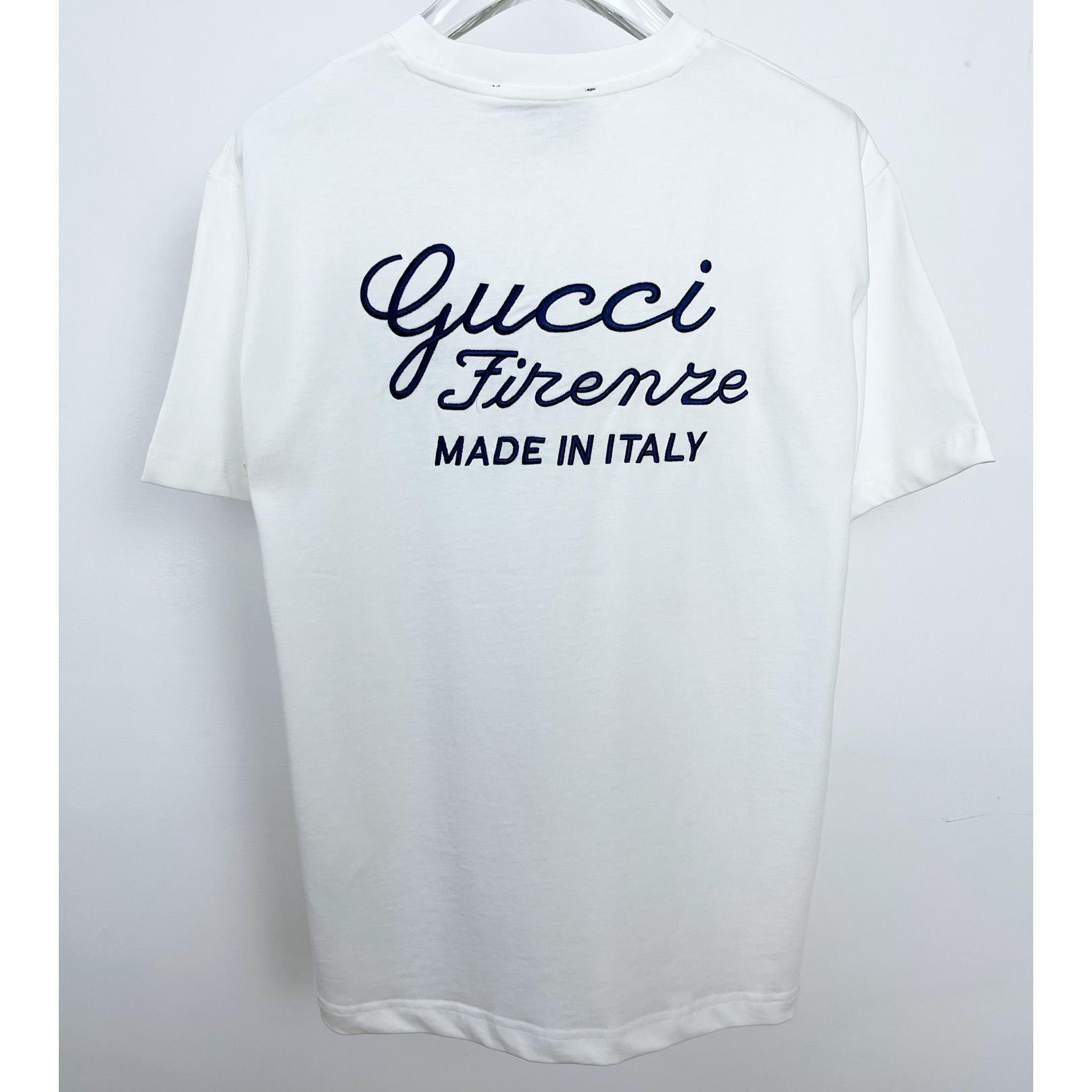 Gucci Cotton Jersey T-shirt - DesignerGu