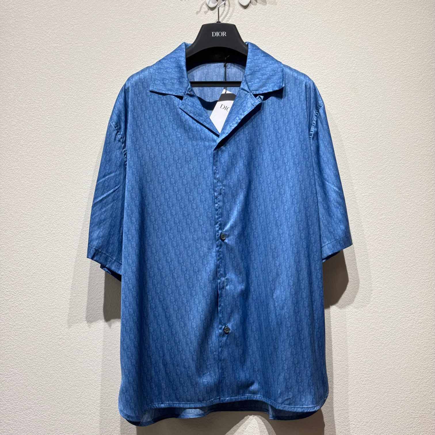 Dior Oblique Short-Sleeved Shirt - DesignerGu