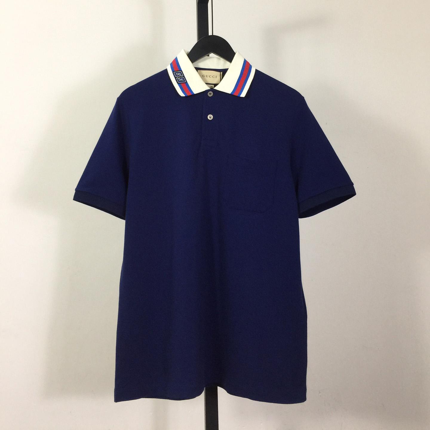 Gucci Cotton Piquet Polo - DesignerGu