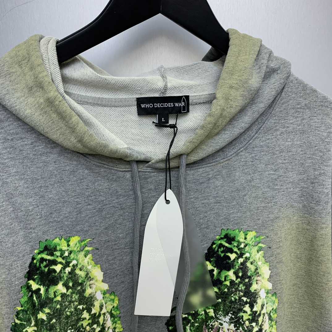 Who Decides War Green Garden Glass Hoodie - DesignerGu