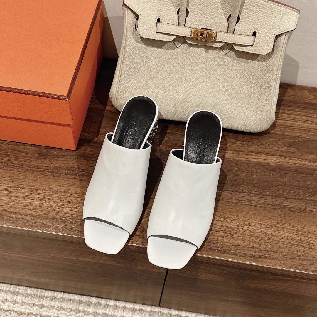 Hermes Glossy 60 Sandal - DesignerGu