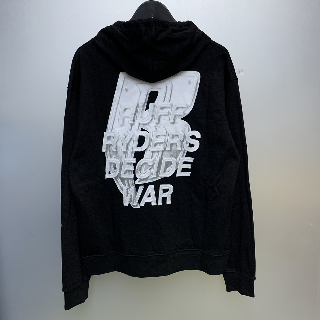 Who Decides War Ruff Ryder Hooded Sweatshirt - DesignerGu