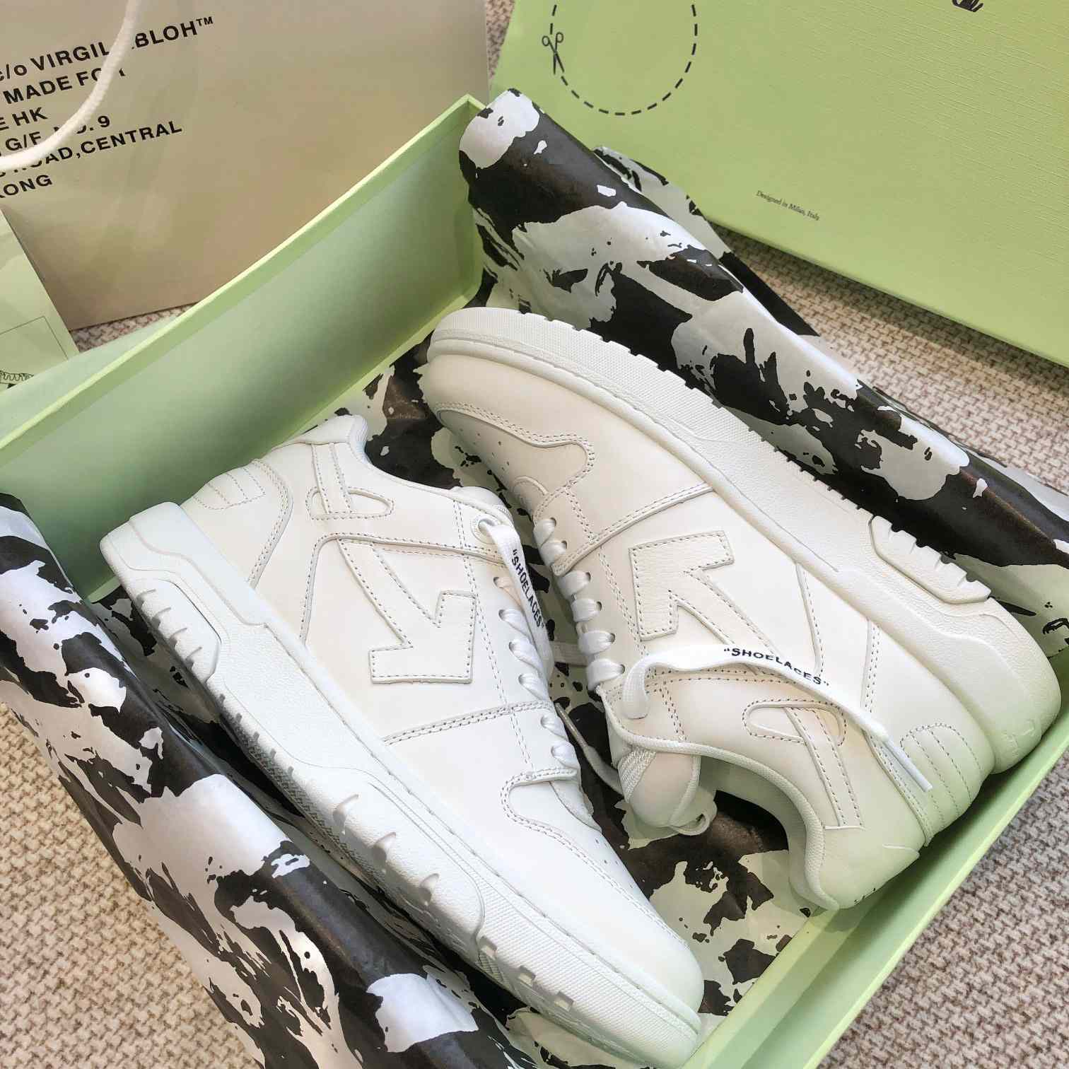 Off White Out Of Office Sneakers  - DesignerGu