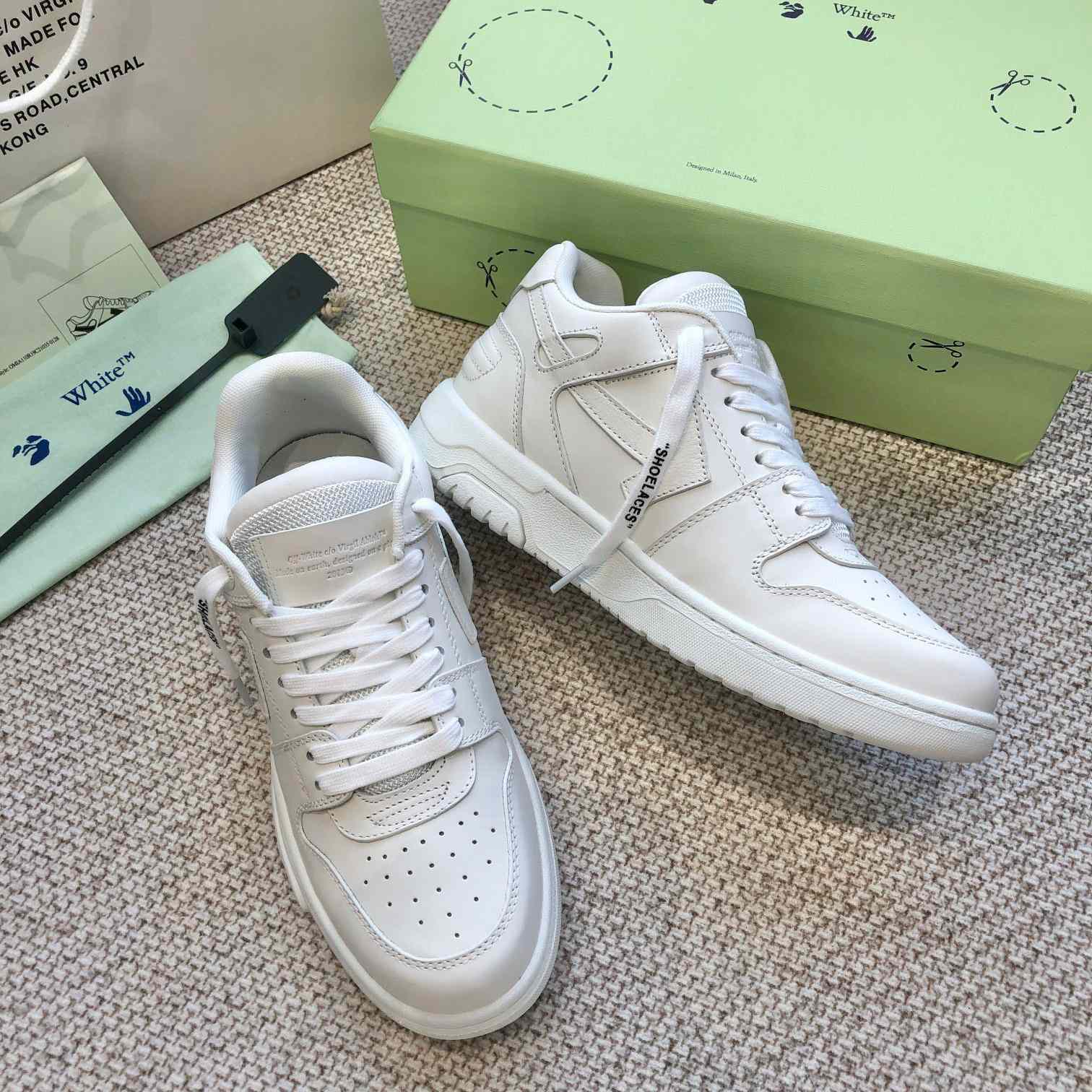 Off White Out Of Office Sneakers  - DesignerGu