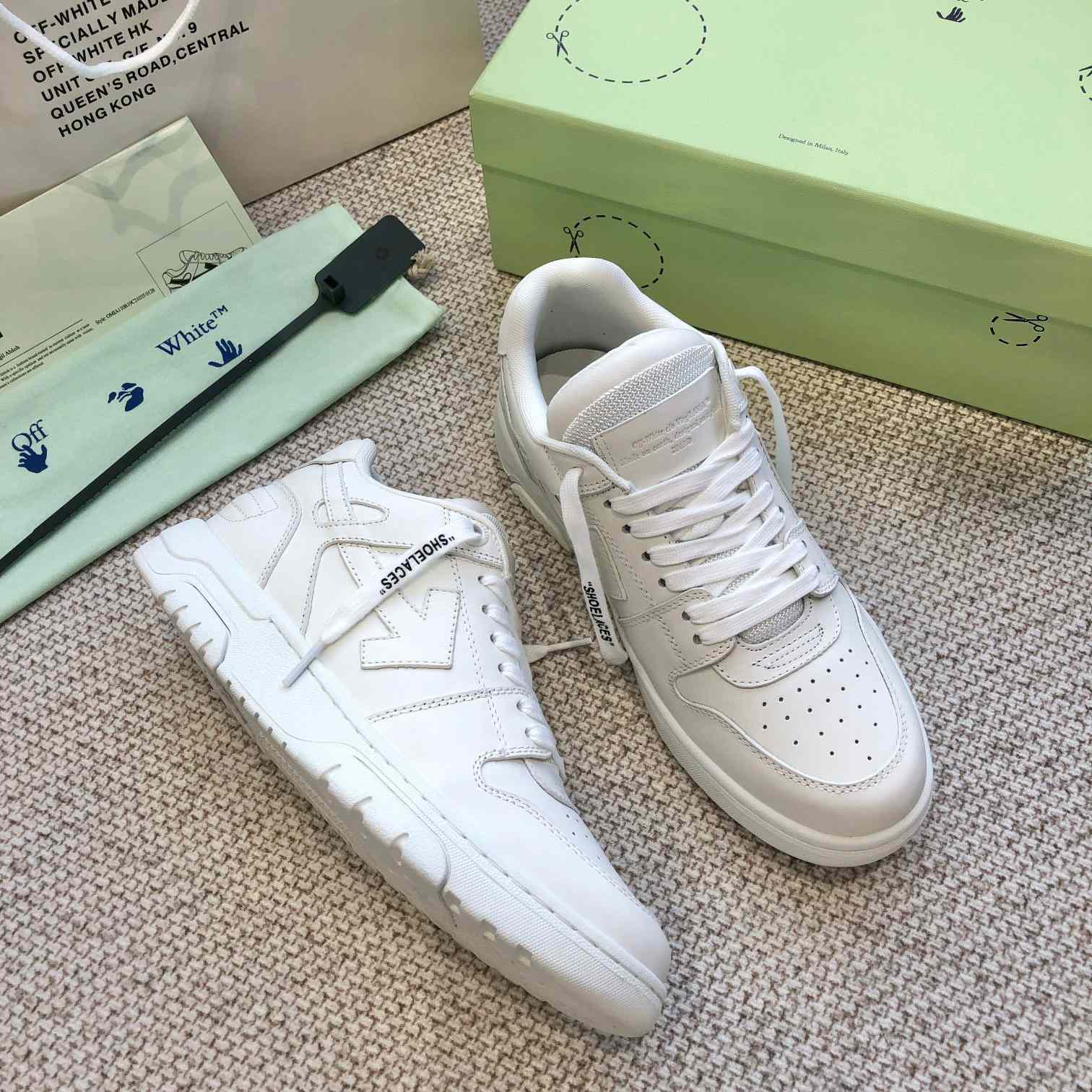 Off White Out Of Office Sneakers  - DesignerGu