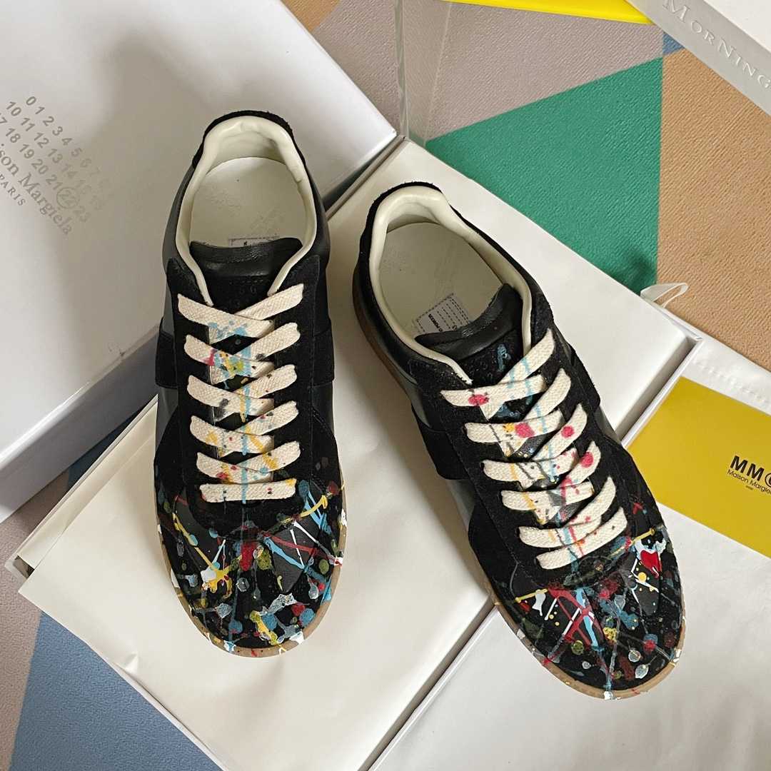 Maison Margiela Paint Replica low-top sneakers - DesignerGu